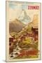 Zermatt, c.1900-Anton Reckziegel-Mounted Premium Giclee Print