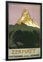 Zermatt, Matterhorn, Switzerland-Found Image Press-Framed Giclee Print