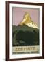 Zermatt, Matterhorn, Switzerland-Found Image Press-Framed Giclee Print