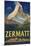Zermatt Poster by Carl Moos-null-Mounted Giclee Print