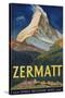 Zermatt Poster by Carl Moos-null-Stretched Canvas