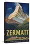 Zermatt Poster by Carl Moos-null-Stretched Canvas