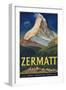 Zermatt Poster by Carl Moos-null-Framed Giclee Print