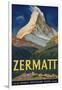 Zermatt Poster by Carl Moos-null-Framed Giclee Print