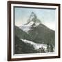 Zermatt (Switzerland), Mount Cervin and Gorner Glacier-Leon, Levy et Fils-Framed Photographic Print