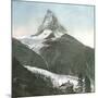 Zermatt (Switzerland), Mount Cervin and Gorner Glacier-Leon, Levy et Fils-Mounted Photographic Print