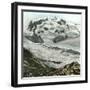 Zermatt (Switzerland), Mount Rose Seen from the Gorner-Grat-Leon, Levy et Fils-Framed Photographic Print