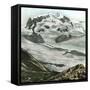 Zermatt (Switzerland), Mount Rose Seen from the Gorner-Grat-Leon, Levy et Fils-Framed Stretched Canvas