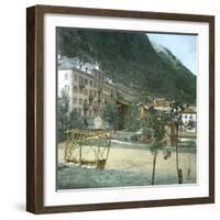 Zermatt (Switzerland), the Hotel Du Mont Rose, Circa 1865-Leon, Levy et Fils-Framed Photographic Print