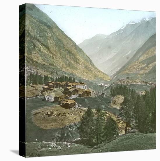 Zermatt (Switzerland), the Valley-Leon, Levy et Fils-Stretched Canvas