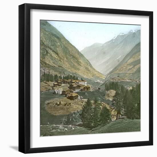 Zermatt (Switzerland), the Valley-Leon, Levy et Fils-Framed Photographic Print