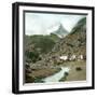 Zermatt (Switzerland), View of the City's Surroundings and the Cervin-Leon, Levy et Fils-Framed Photographic Print