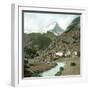 Zermatt (Switzerland), View of the City's Surroundings and the Cervin-Leon, Levy et Fils-Framed Photographic Print