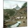 Zermatt (Switzerland), View of the City's Surroundings and the Cervin-Leon, Levy et Fils-Mounted Photographic Print