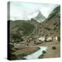 Zermatt (Switzerland), View of the City's Surroundings and the Cervin-Leon, Levy et Fils-Stretched Canvas