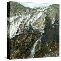 Zermatt (Switzerland), Visp Falls and Gorner Glacier-Leon, Levy et Fils-Stretched Canvas