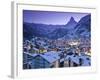 Zermatt, Valais, Switzerland-Walter Bibikow-Framed Photographic Print