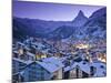 Zermatt, Valais, Switzerland-Walter Bibikow-Mounted Photographic Print