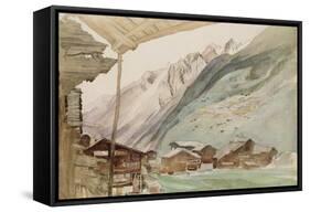 Zermatt-John Ruskin-Framed Stretched Canvas