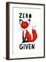 Zero Fox Given-null-Framed Art Print