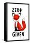 Zero Fox Given-null-Framed Stretched Canvas