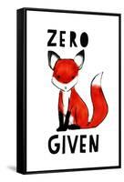 Zero Fox Given-null-Framed Stretched Canvas