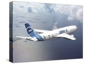 Zero-G Airbus Aircraft, Artwork-David Ducros-Stretched Canvas