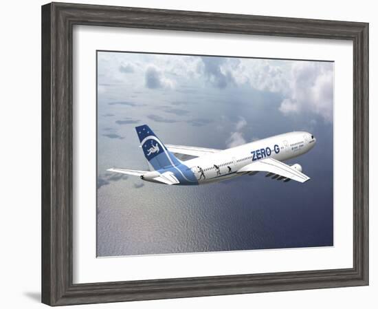 Zero-G Airbus Aircraft, Artwork-David Ducros-Framed Photographic Print