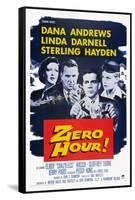 Zero Hour!, from Left: Linda Darnell, Sterling Hayden, Dana Andrews, Peggy King, 1957-null-Framed Stretched Canvas