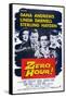 Zero Hour!, from Left: Linda Darnell, Sterling Hayden, Dana Andrews, Peggy King, 1957-null-Framed Stretched Canvas