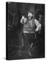 Zero Mostel Performing in a Scene from the Broadway Musical Fiddler on the Roof-Gjon Mili-Stretched Canvas