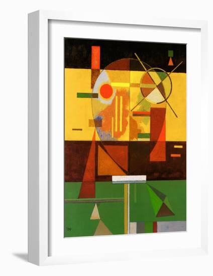 Zersetzte Spannung-Wassily Kandinsky-Framed Art Print