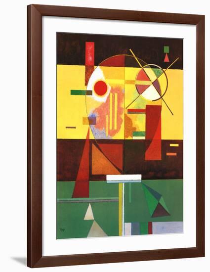 Zersetzte Spannung-Wassily Kandinsky-Framed Art Print