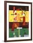 Zersetzte Spannung-Wassily Kandinsky-Framed Art Print