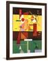 Zersetzte Spannung-Wassily Kandinsky-Framed Art Print