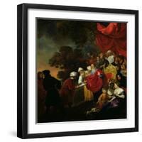 Zerubbabel Showing a Plan of Jerusalem to Cyrus-Jacob van Loo-Framed Giclee Print