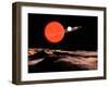 Zeta Piscium Is a Binary Star System Consisting of a Red Giant and a White Dwarf-Stocktrek Images-Framed Photographic Print