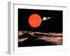 Zeta Piscium Is a Binary Star System Consisting of a Red Giant and a White Dwarf-Stocktrek Images-Framed Photographic Print