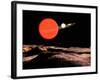 Zeta Piscium Is a Binary Star System Consisting of a Red Giant and a White Dwarf-Stocktrek Images-Framed Photographic Print