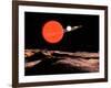Zeta Piscium Is a Binary Star System Consisting of a Red Giant and a White Dwarf-Stocktrek Images-Framed Photographic Print