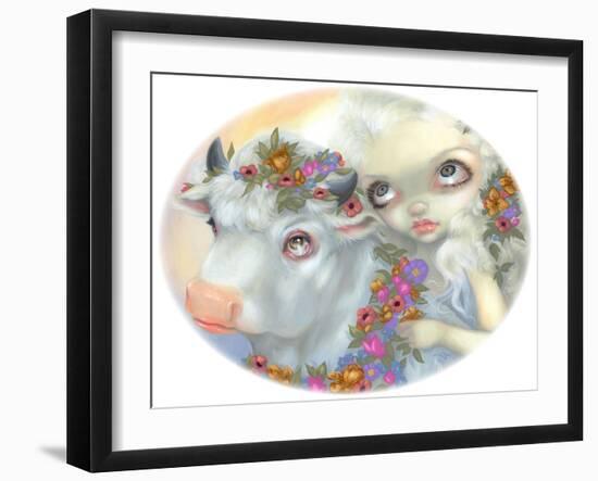 Zeus and Europa-Jasmine Becket-Griffith-Framed Art Print