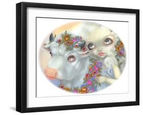 Zeus and Europa-Jasmine Becket-Griffith-Framed Art Print