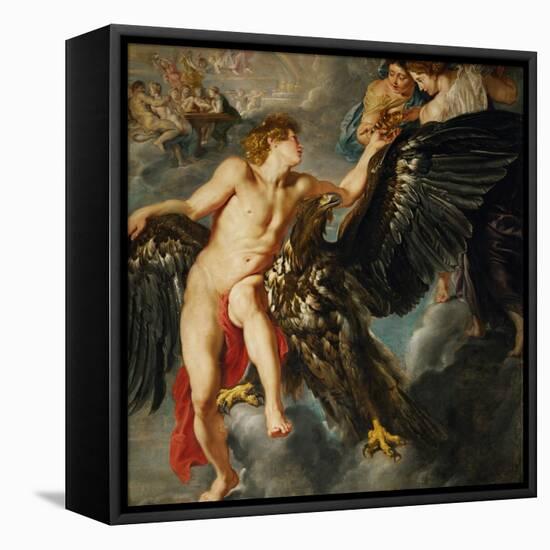 Zeus and Ganymede-Peter Paul Rubens-Framed Stretched Canvas