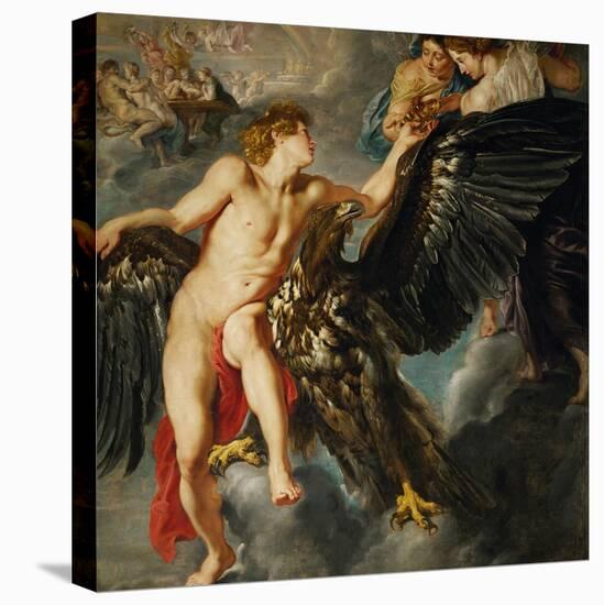 Zeus and Ganymede-Peter Paul Rubens-Stretched Canvas