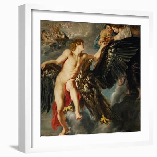 Zeus and Ganymede-Peter Paul Rubens-Framed Giclee Print