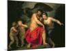 Zeus and Hera on Mount Ida, 1775-Andreas Or Andries Lens-Mounted Giclee Print