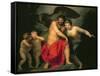 Zeus and Hera on Mount Ida, 1775-Andreas Or Andries Lens-Framed Stretched Canvas