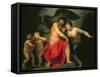 Zeus and Hera on Mount Ida, 1775-Andreas Or Andries Lens-Framed Stretched Canvas