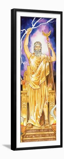 Zeus (Greek), Jupiter (Roman), Mythology-Encyclopaedia Britannica-Framed Premium Giclee Print