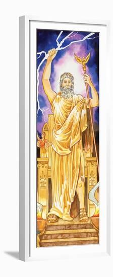 Zeus (Greek), Jupiter (Roman), Mythology-Encyclopaedia Britannica-Framed Premium Giclee Print